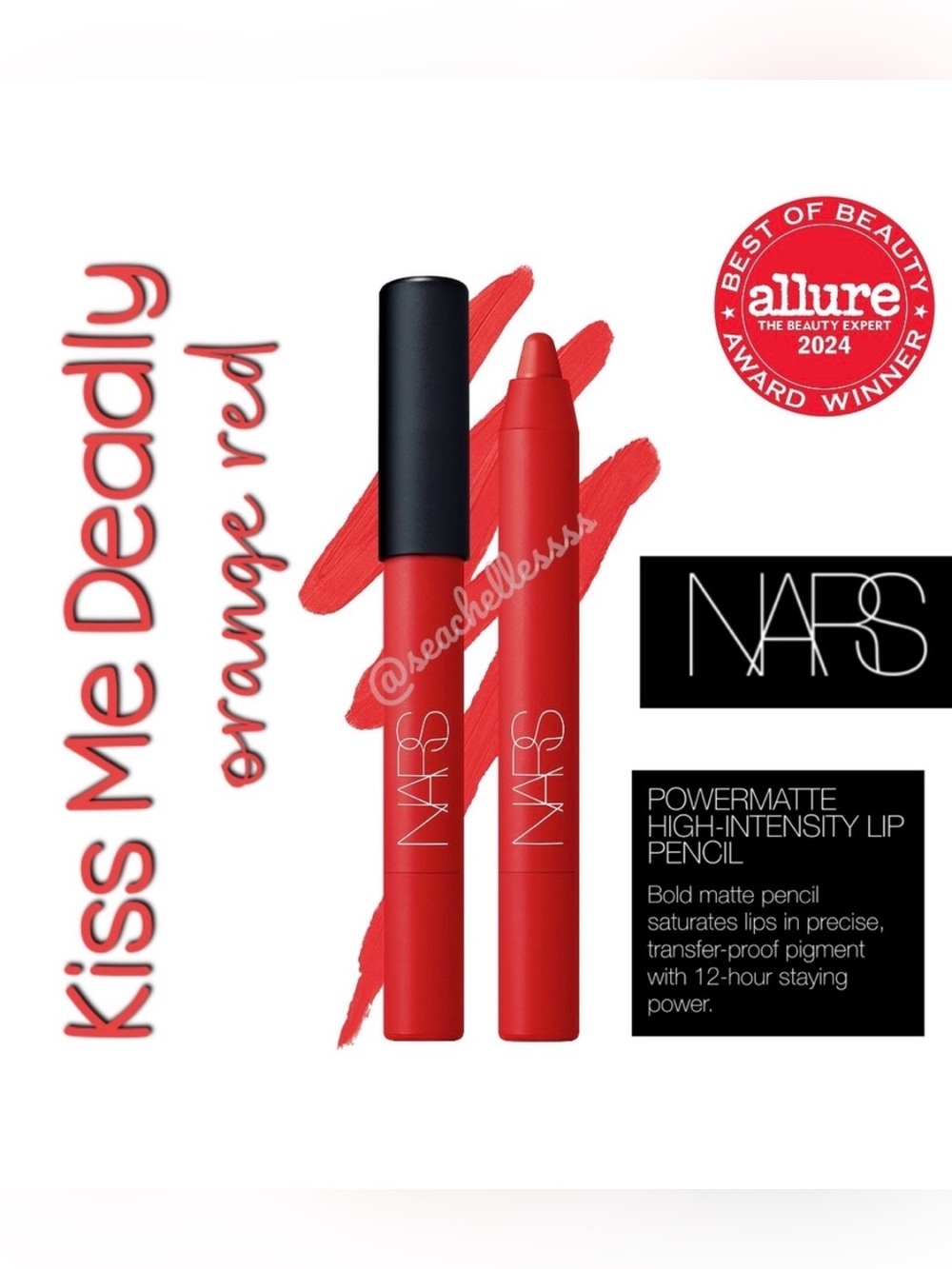 Kiss Me Deadly NARS Powermatte High Intensity Lip Pencil Brand New In Box